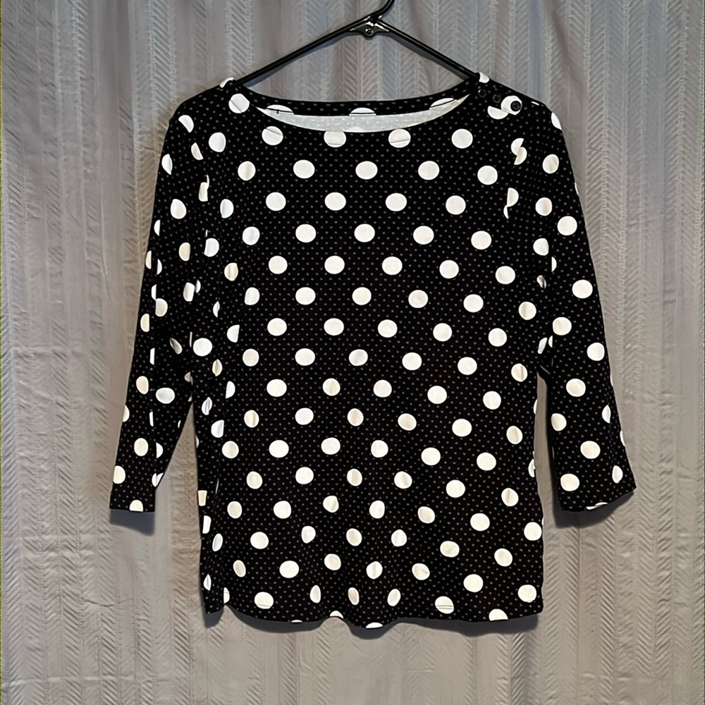Charter Club Polka Dot Top